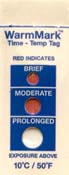 WarmMark, ColdMark, Temperature Indicator, Dry Pak, thermometer, temperature measuring strips, indicator, Irreversible Temperature label, thermograph, thermal label, temperature paint, surface temperature, label, pyrometric